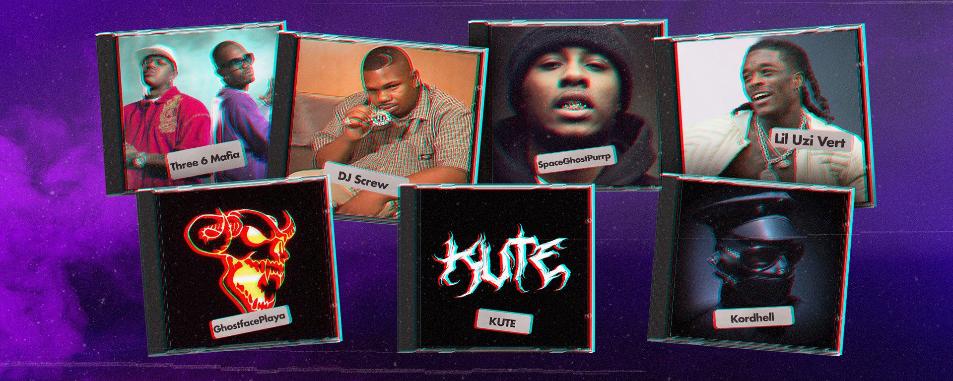 Images of popular phonk artists.