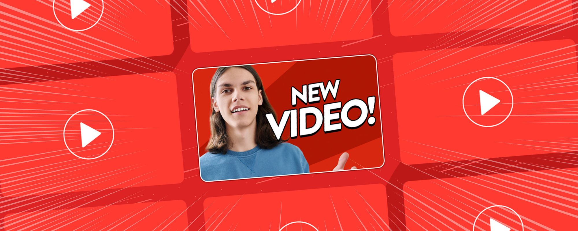 Image of a YouTube video thumbnail standing out on YouTube's homepage.