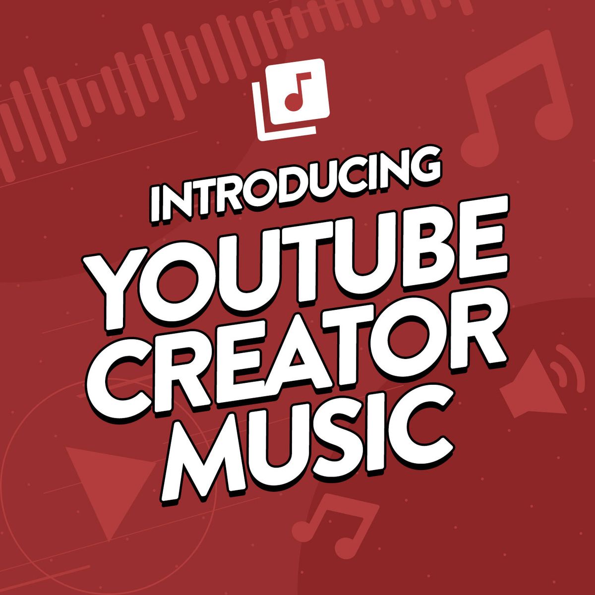 Illustration introducing YouTube Creator Music.