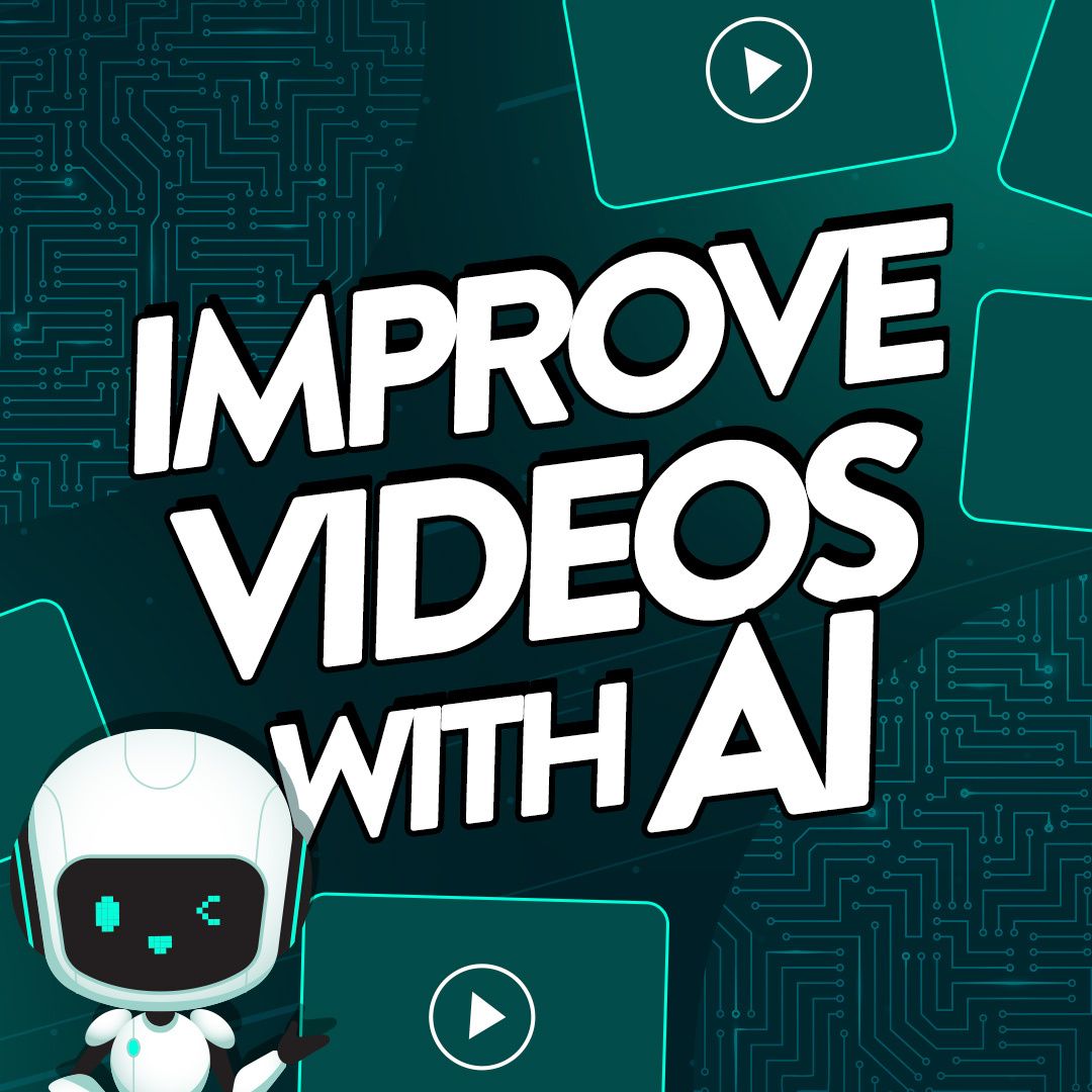 An illustration of an AI robot accompanying an article discussing how AI can improve creators' videos.