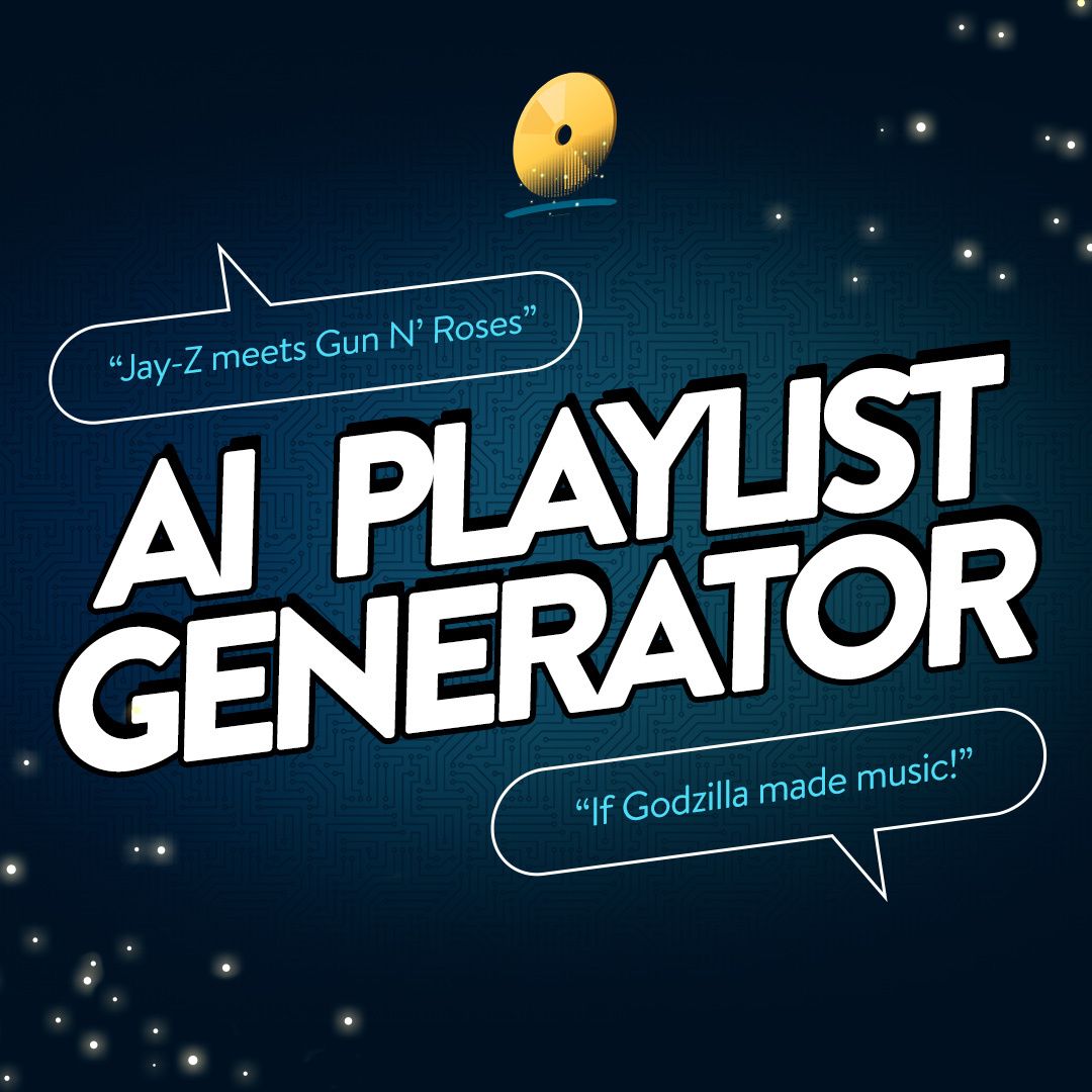 Image to accompany Uppbeat's AI Playlist Generator.