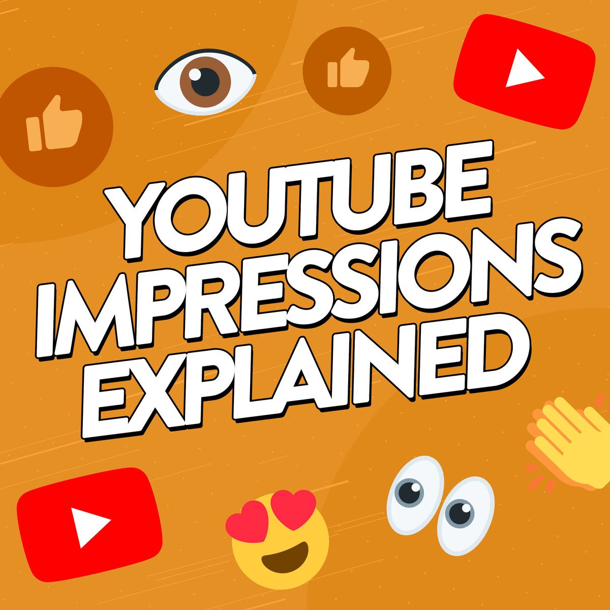 Image to accompany article explaining what impressions on YouTube are.